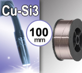 Bobine de fil CUPRO SILICIUM - Diamètre 100 mm