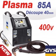 Découpeur PLASMA CUTTER 85A TRI 400V - GYS  ARRET PRODUIT
